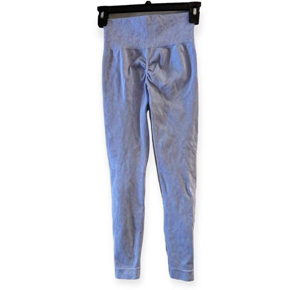 Gymshark Purple Blue High Rise Adapt Animal Seamless Leggings Size XS - Picture 4 of 5